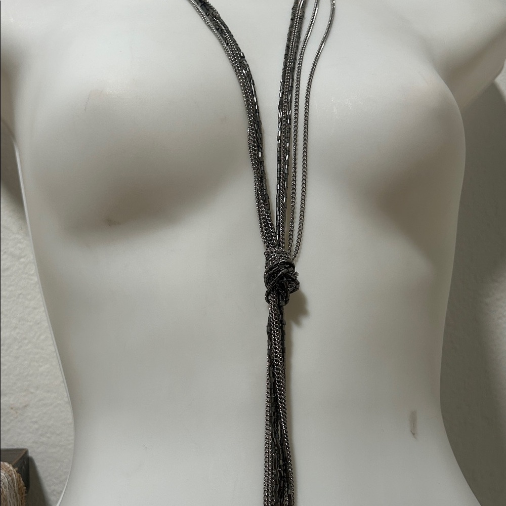 Elegant Black Multi-Strand Necklace